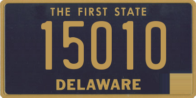 DE license plate 15010