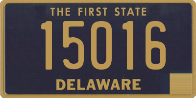 DE license plate 15016