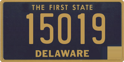 DE license plate 15019