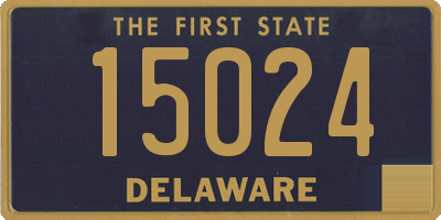 DE license plate 15024