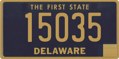 DE license plate 15035