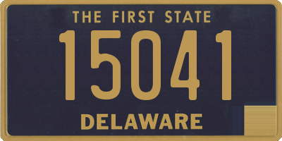 DE license plate 15041