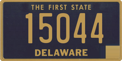 DE license plate 15044
