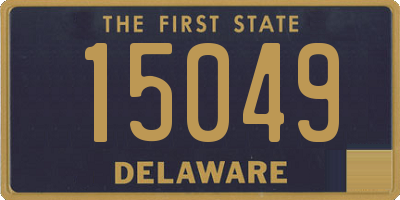 DE license plate 15049