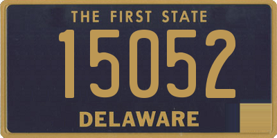 DE license plate 15052