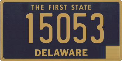 DE license plate 15053