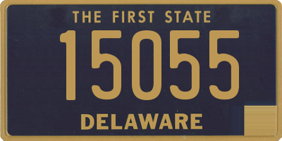 DE license plate 15055