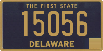 DE license plate 15056