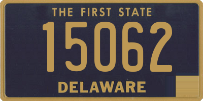 DE license plate 15062