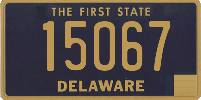 DE license plate 15067