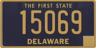 DE license plate 15069