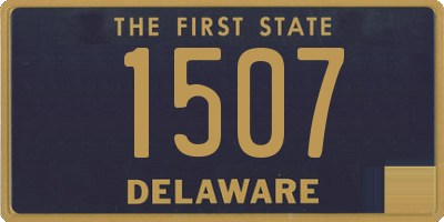 DE license plate 1507