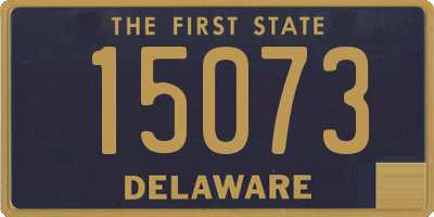 DE license plate 15073