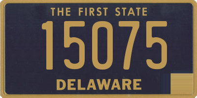 DE license plate 15075
