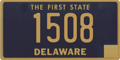 DE license plate 1508