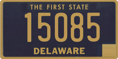 DE license plate 15085