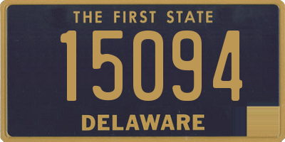 DE license plate 15094