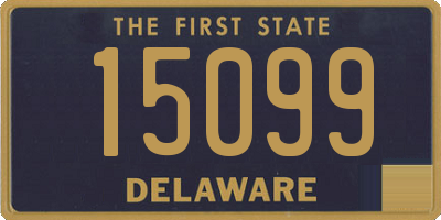 DE license plate 15099