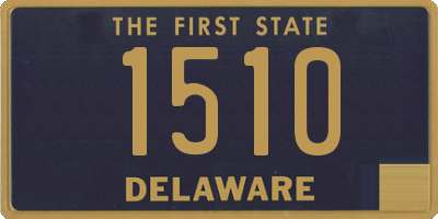 DE license plate 1510