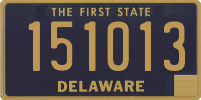 DE license plate 151013