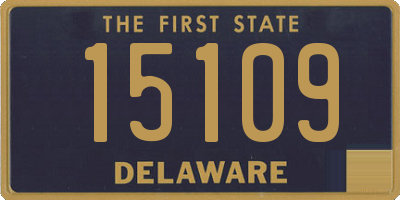 DE license plate 15109