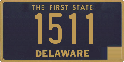 DE license plate 1511