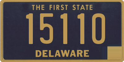 DE license plate 15110