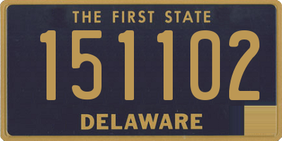 DE license plate 151102