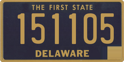 DE license plate 151105