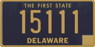 DE license plate 15111