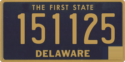 DE license plate 151125