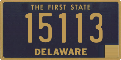 DE license plate 15113