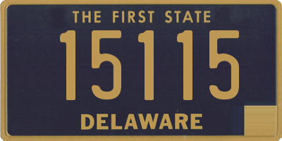 DE license plate 15115