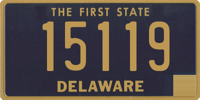 DE license plate 15119