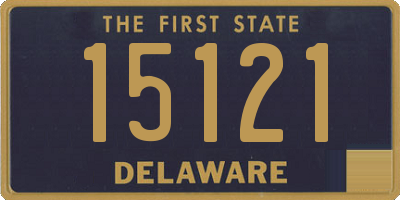 DE license plate 15121