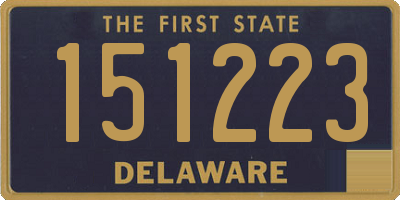 DE license plate 151223