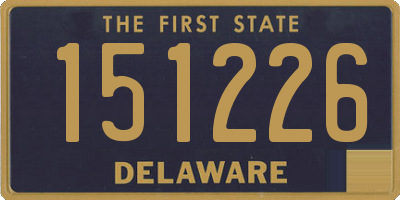 DE license plate 151226