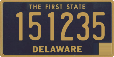 DE license plate 151235