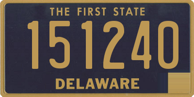 DE license plate 151240