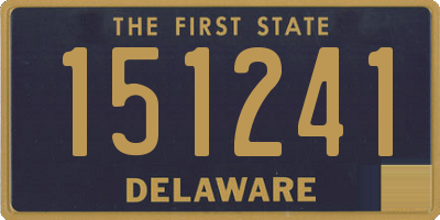 DE license plate 151241