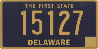 DE license plate 15127