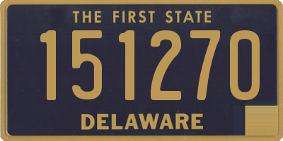 DE license plate 151270