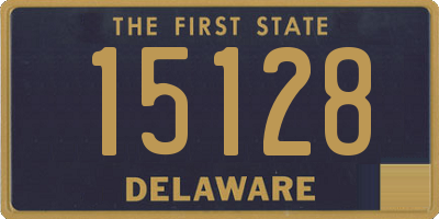 DE license plate 15128