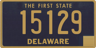 DE license plate 15129