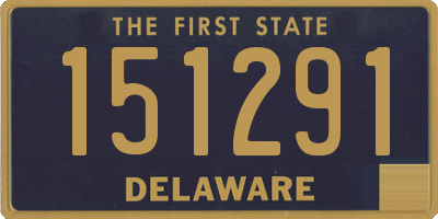 DE license plate 151291