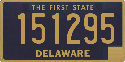 DE license plate 151295