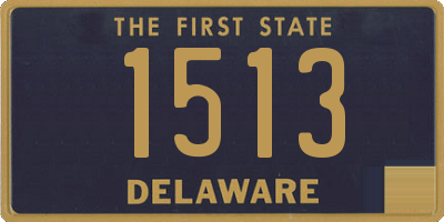 DE license plate 1513