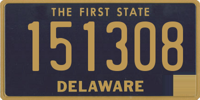 DE license plate 151308