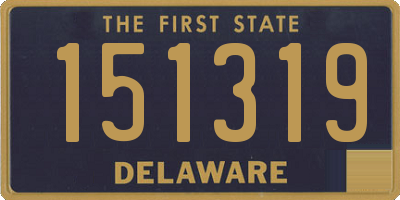 DE license plate 151319