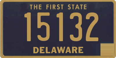 DE license plate 15132